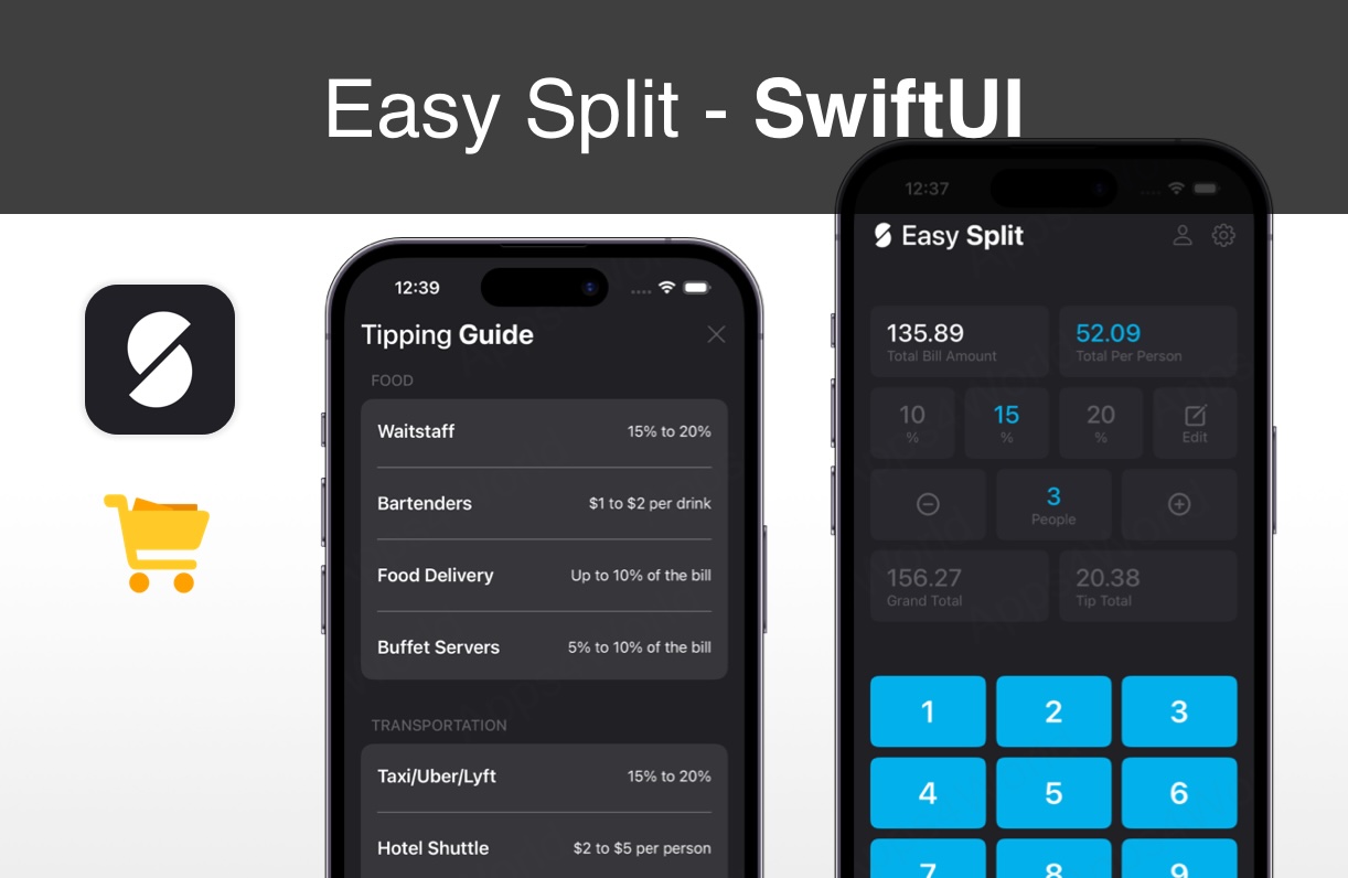 Easy Split iOS app template